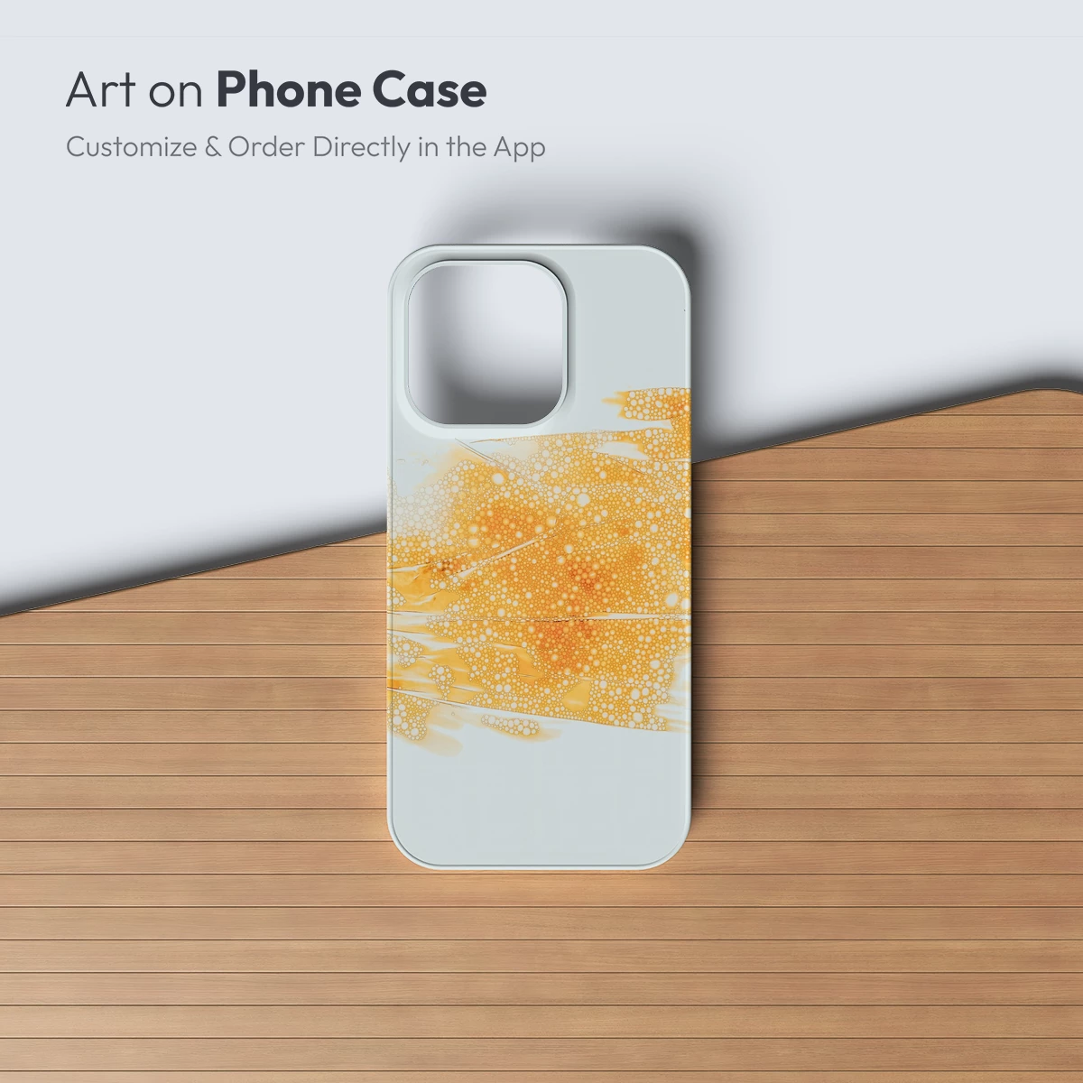 Golden Bubble Symphony: Abstract Fluid Art - Image 2