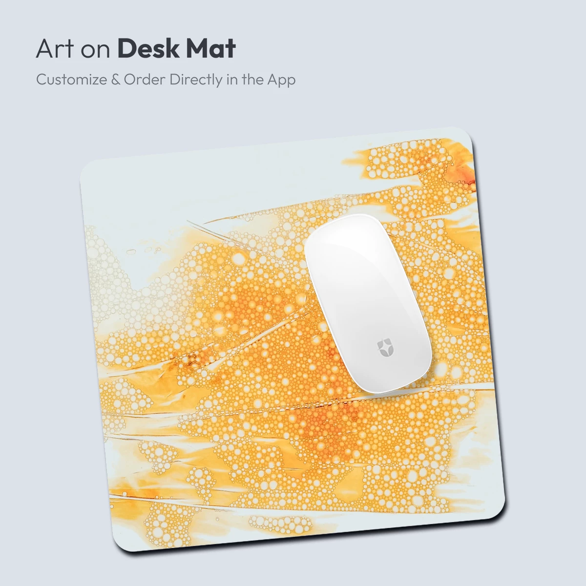 Golden Bubble Symphony: Abstract Fluid Art - Image 3