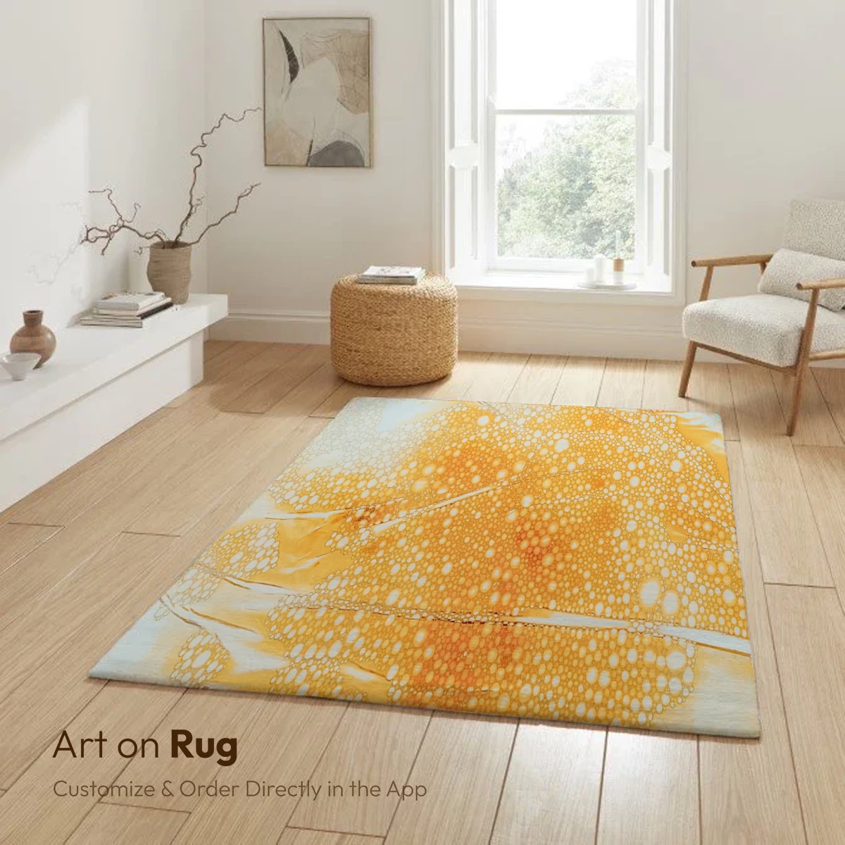 Golden Bubble Symphony: Abstract Fluid Art - Image 5