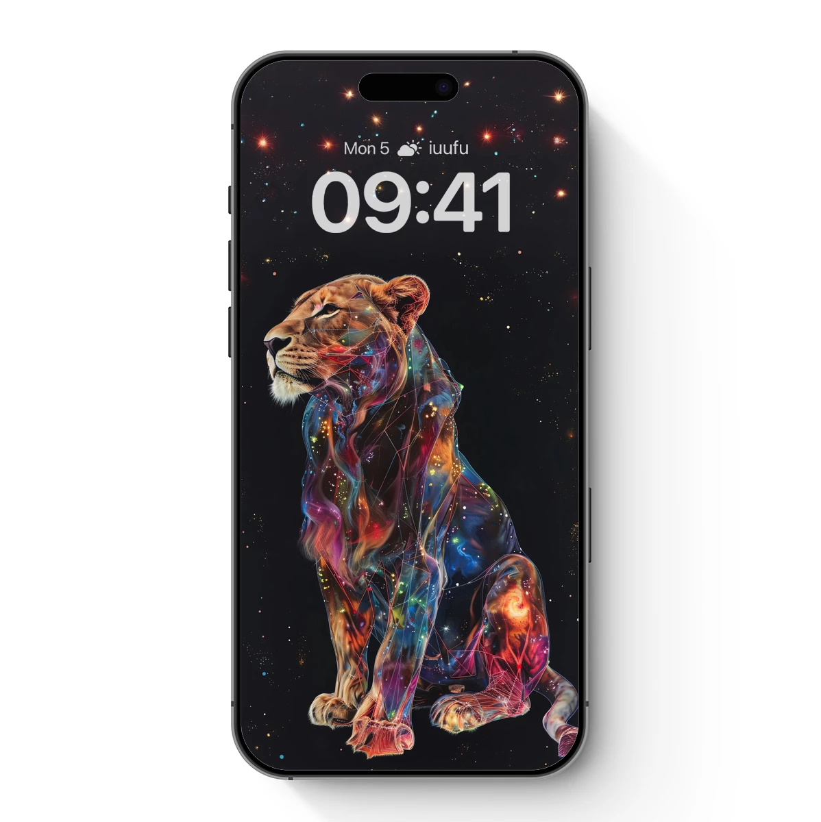 Cosmic Lion: A Galaxy-Inspired Masterpiece