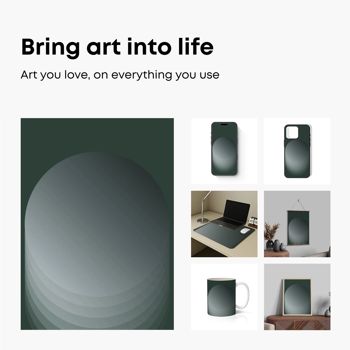 Ethereal Gradient Spheres: A Study in Depth and Shadow - Image 2