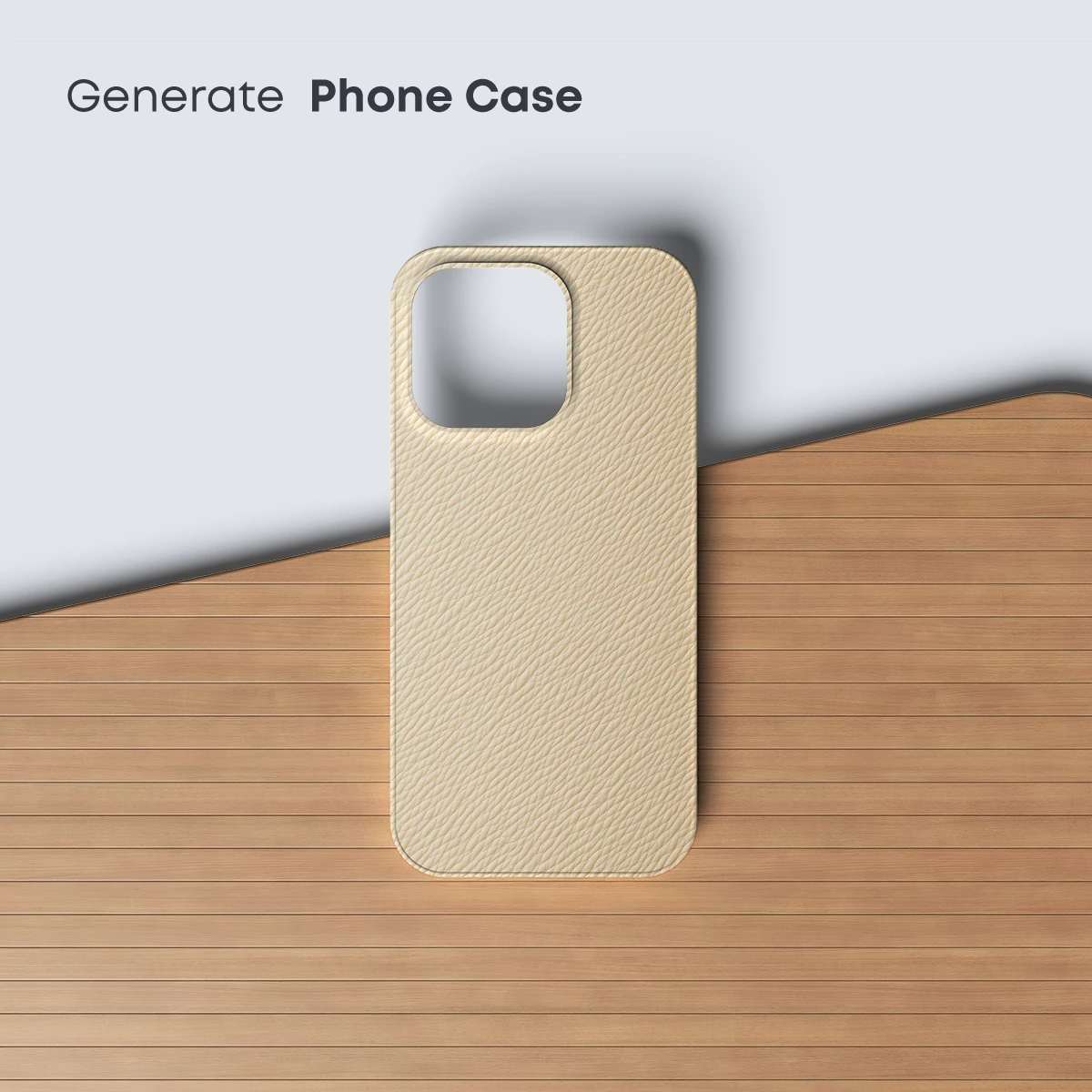 Elegant Beige Leather Texture - Image 3