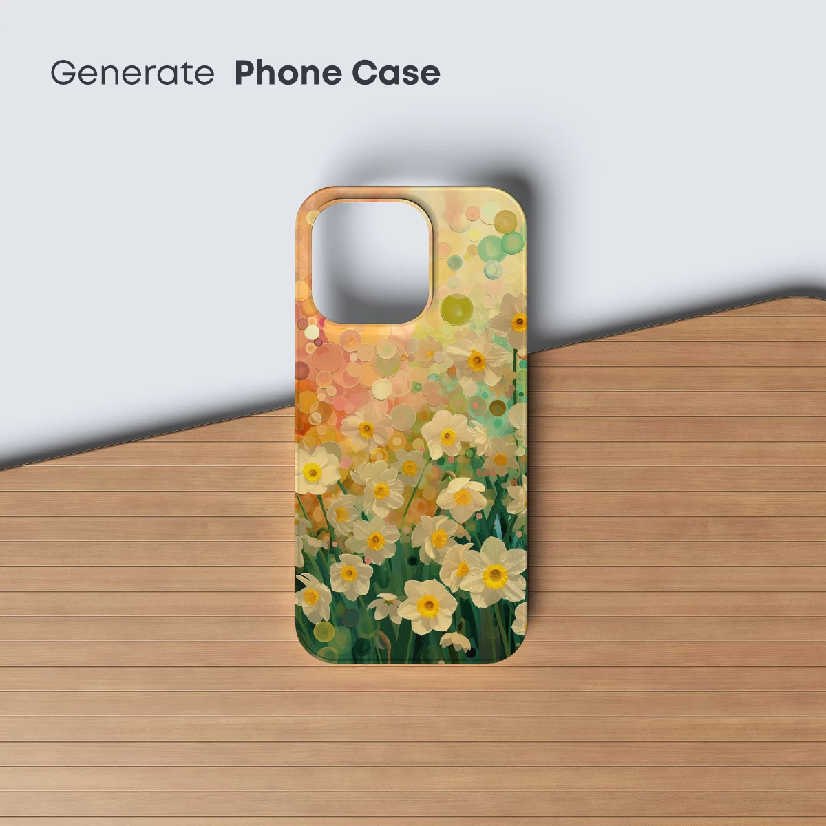 Dazzling Daffodils in a Dreamy Bubble Garden - Image 3