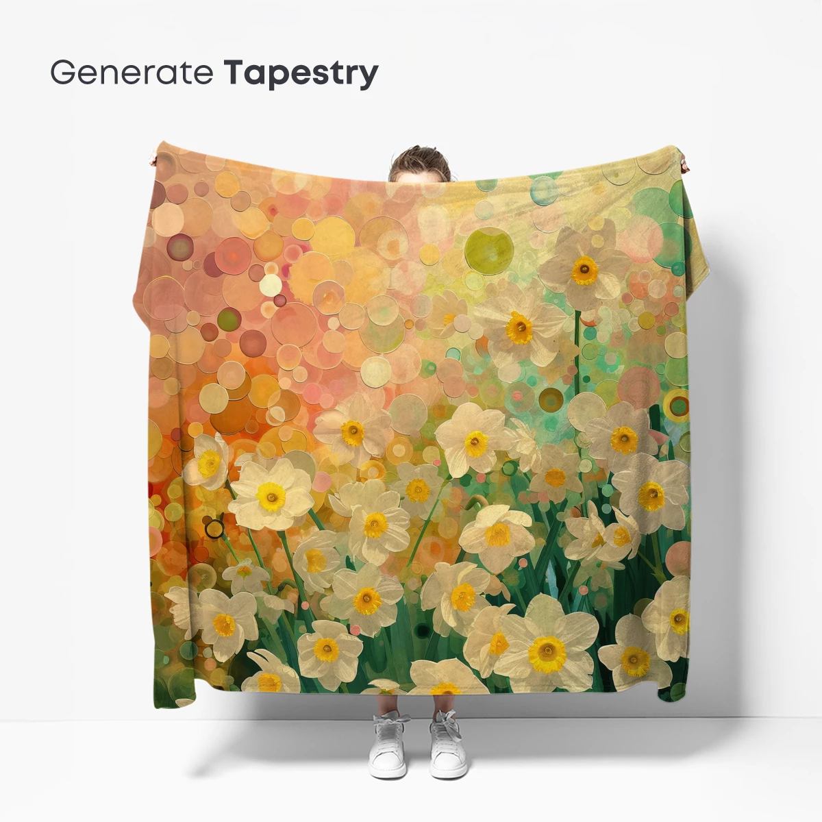 Dazzling Daffodils in a Dreamy Bubble Garden - Image 5