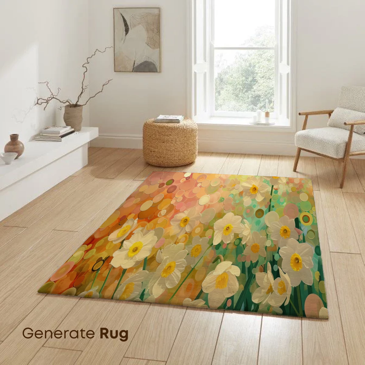 Dazzling Daffodils in a Dreamy Bubble Garden - Image 6