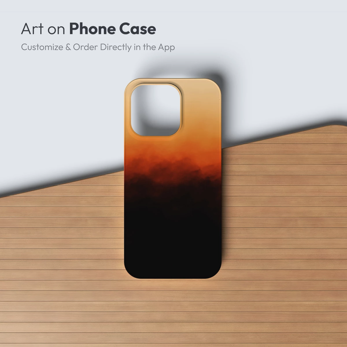 Fiery Sunset Veil: A Symphony of Smoke and Light - Image 2