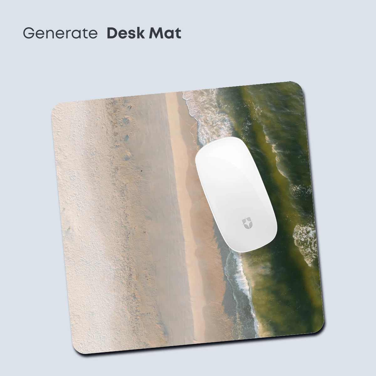 Aerial Serenity: Sandy Shore Meets Turquoise Waves - Image 4