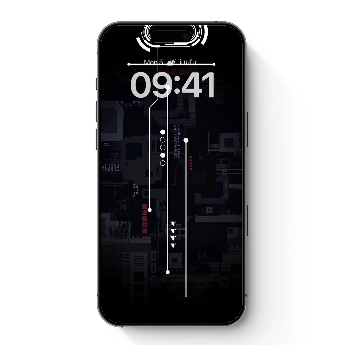 Circuit Symphony: Minimalist Tech Art - Image 7