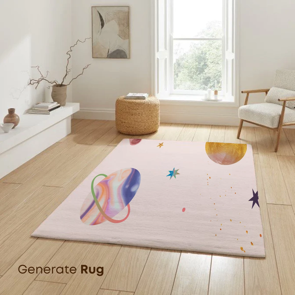 Cosmic Odyssey: Whimsical Planets and Rockets - Image 6