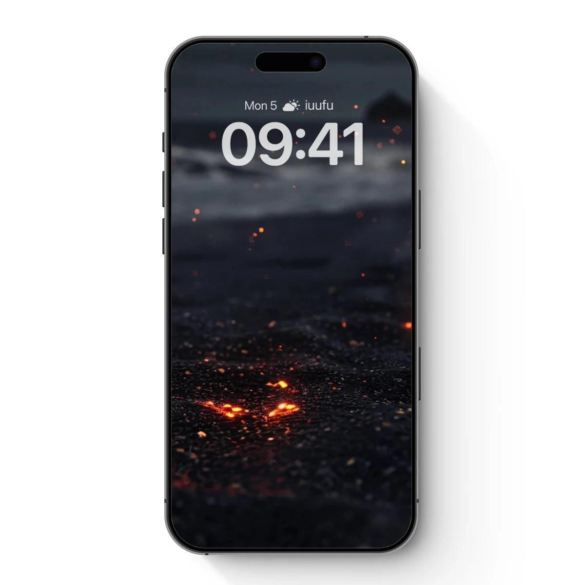 Emberlit Shore: Fusion of Fire and Sea