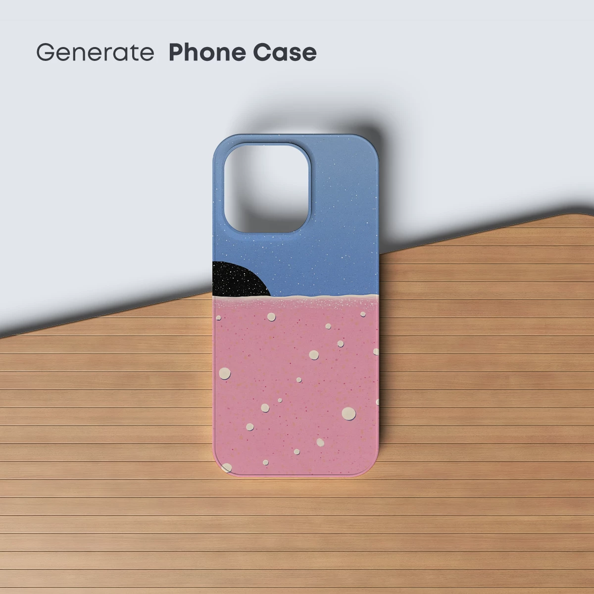 Cosmic Bubble Beach: Surreal Pink Shoreline - Image 3