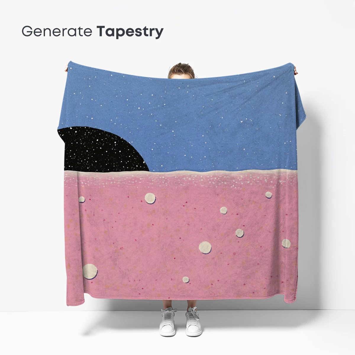 Cosmic Bubble Beach: Surreal Pink Shoreline - Image 5