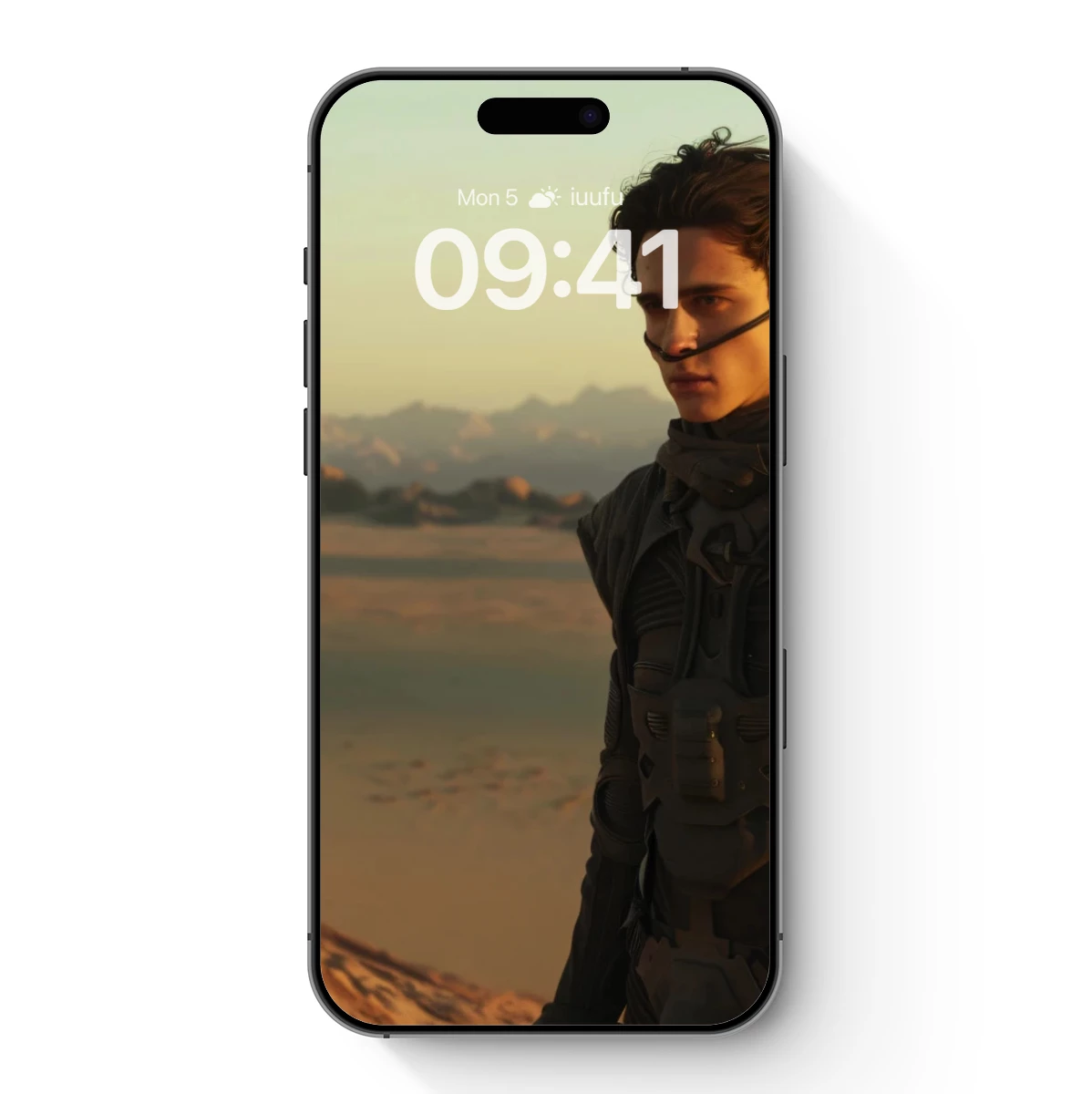 Desert Warrior in Futuristic Armor