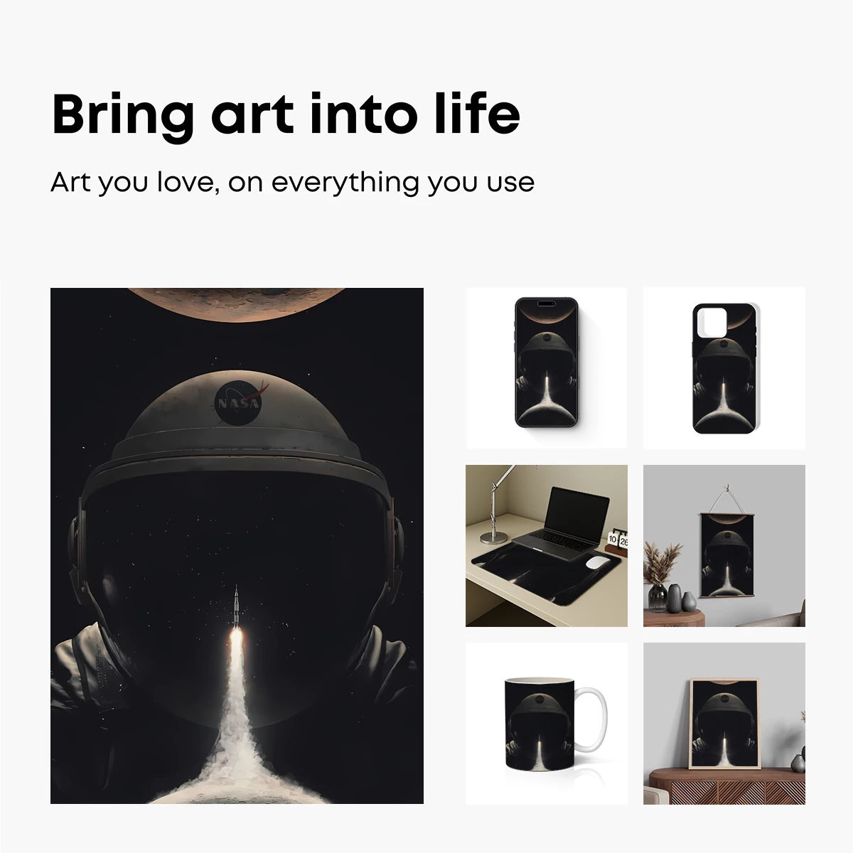 Astronaut's Odyssey: NASA Launch Between Planets - Image 2