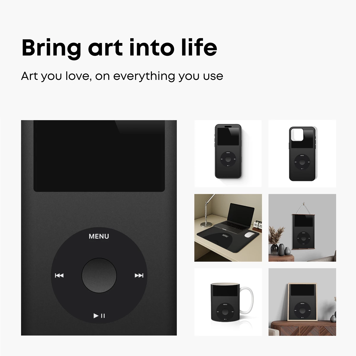 Elegant Black Media Player Icon - Image 2