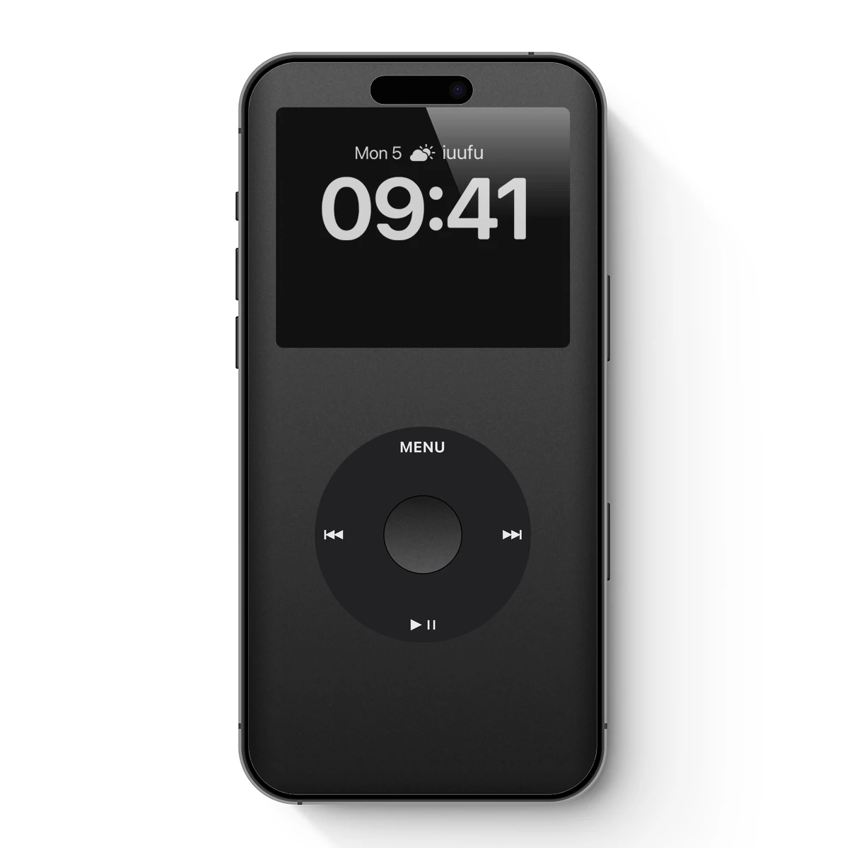 Elegant Black Media Player Icon Elegant Black Media Player Icon