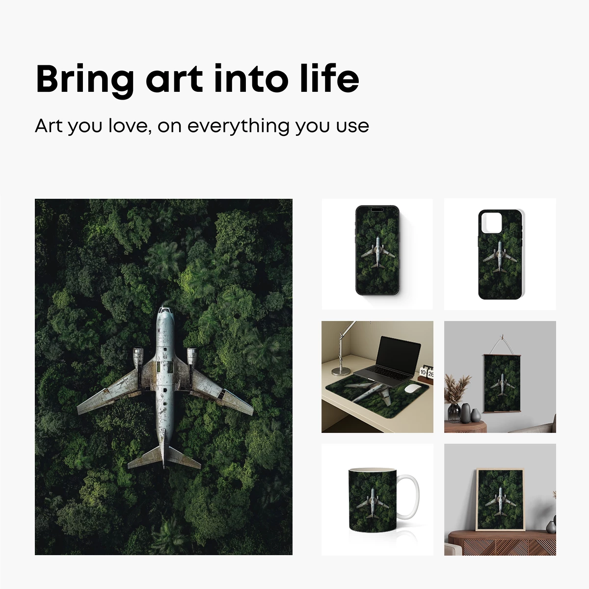 Abandoned Airliner in Verdant Jungle - Image 2