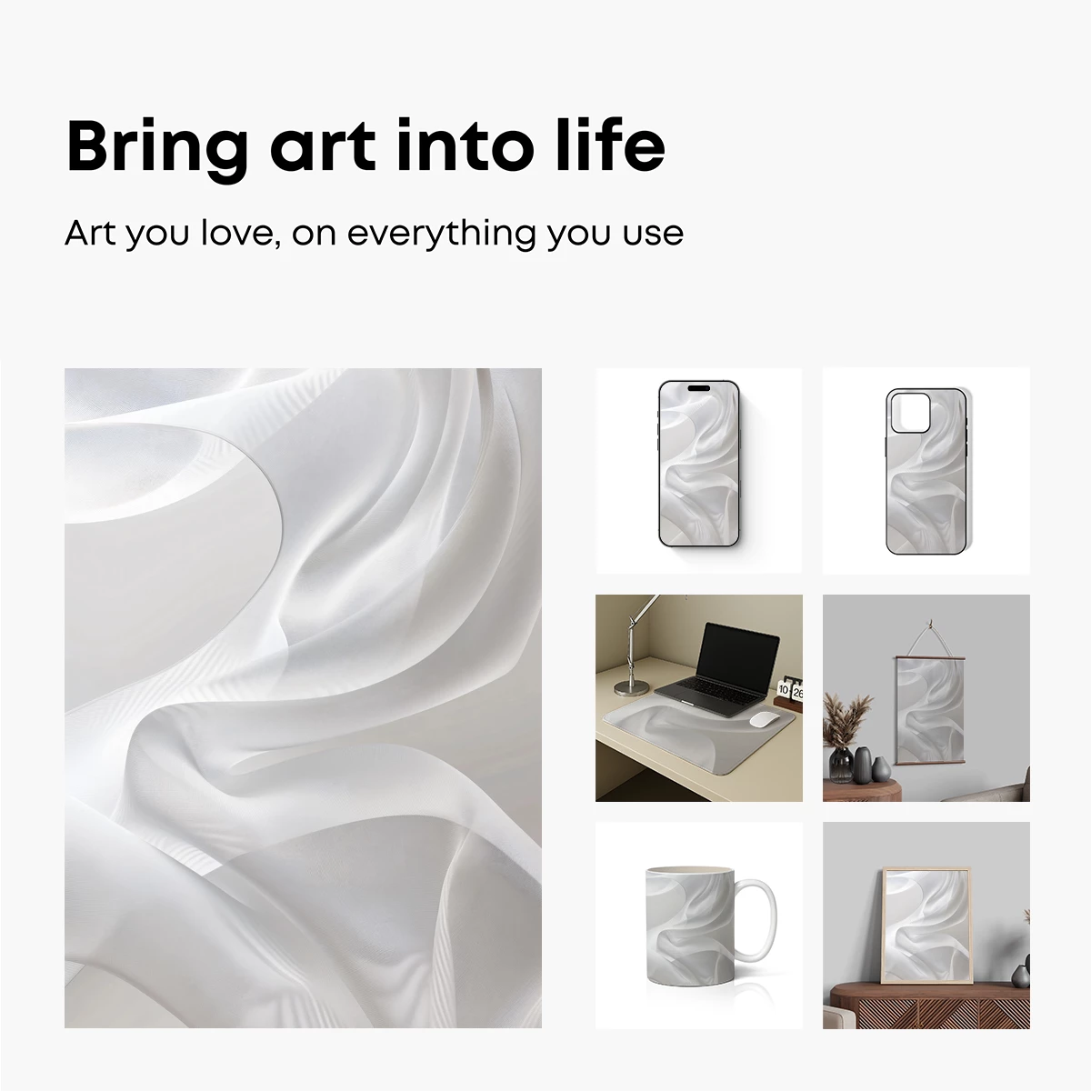 Ethereal Silk Waves: A Study in Softness - Image 2