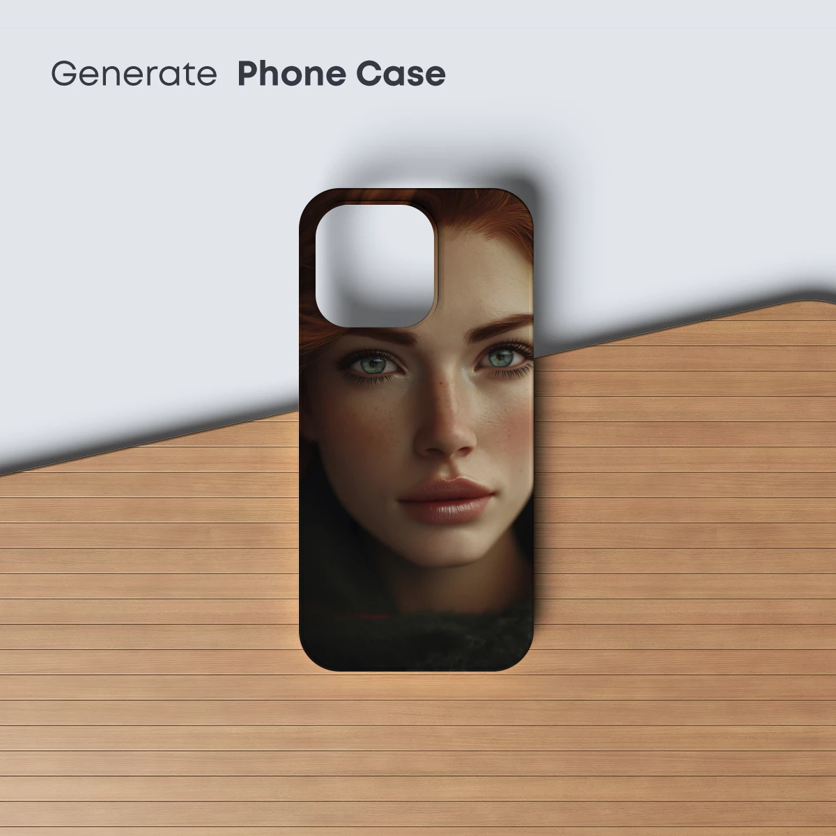 Ethereal Redhead: A Symphony of Soft Tones and Luminous Eyes - Image 3