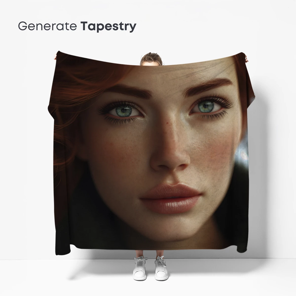 Ethereal Redhead: A Symphony of Soft Tones and Luminous Eyes - Image 5