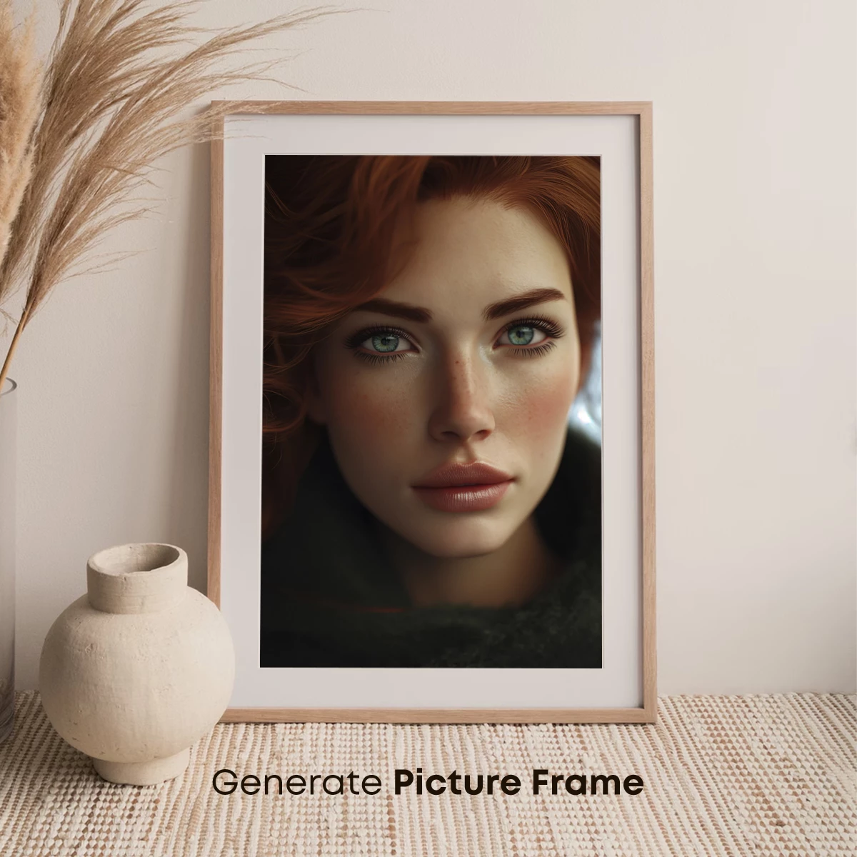 Ethereal Redhead: A Symphony of Soft Tones and Luminous Eyes - Image 7