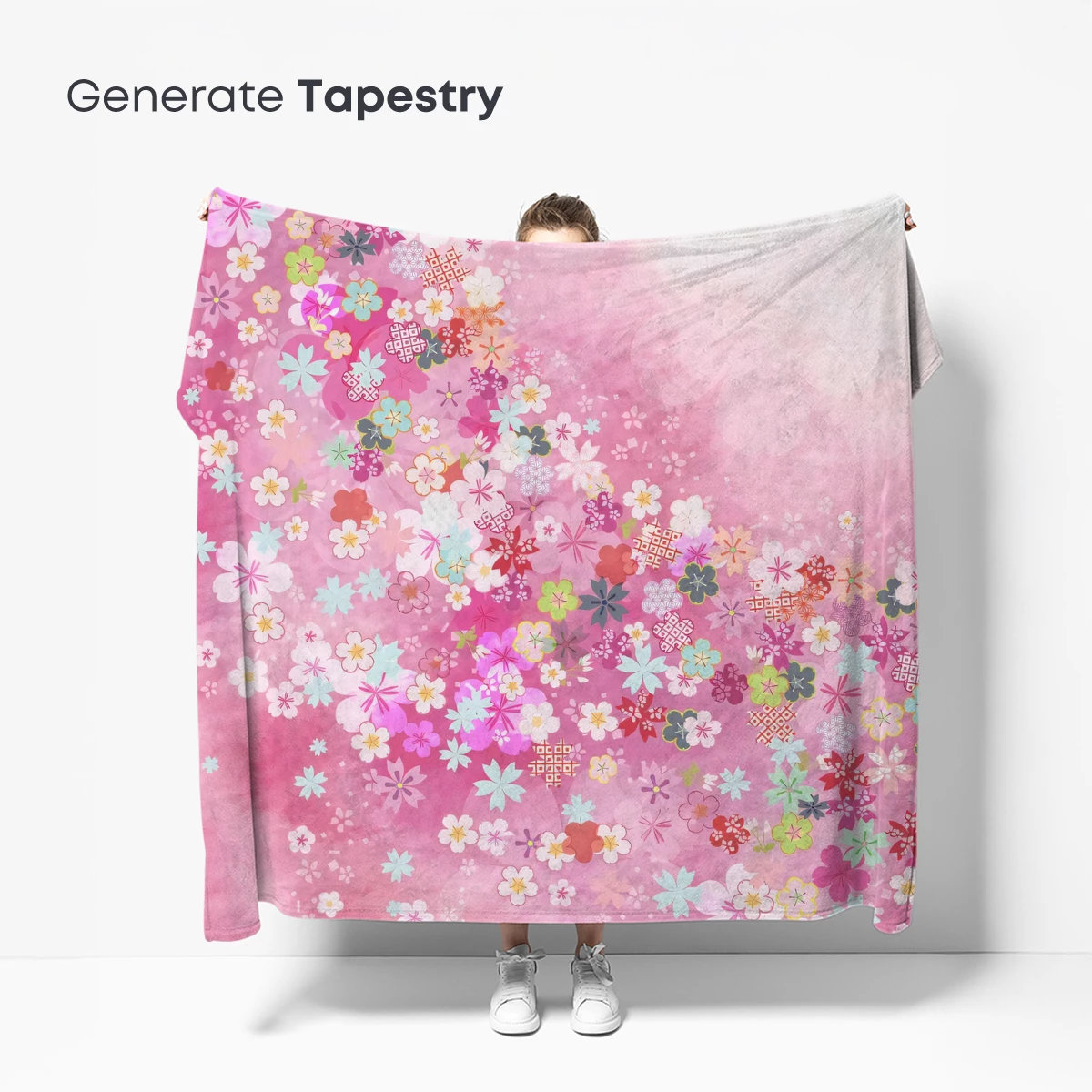 Blossom Symphony: A Watercolor Floral Dance - Image 5