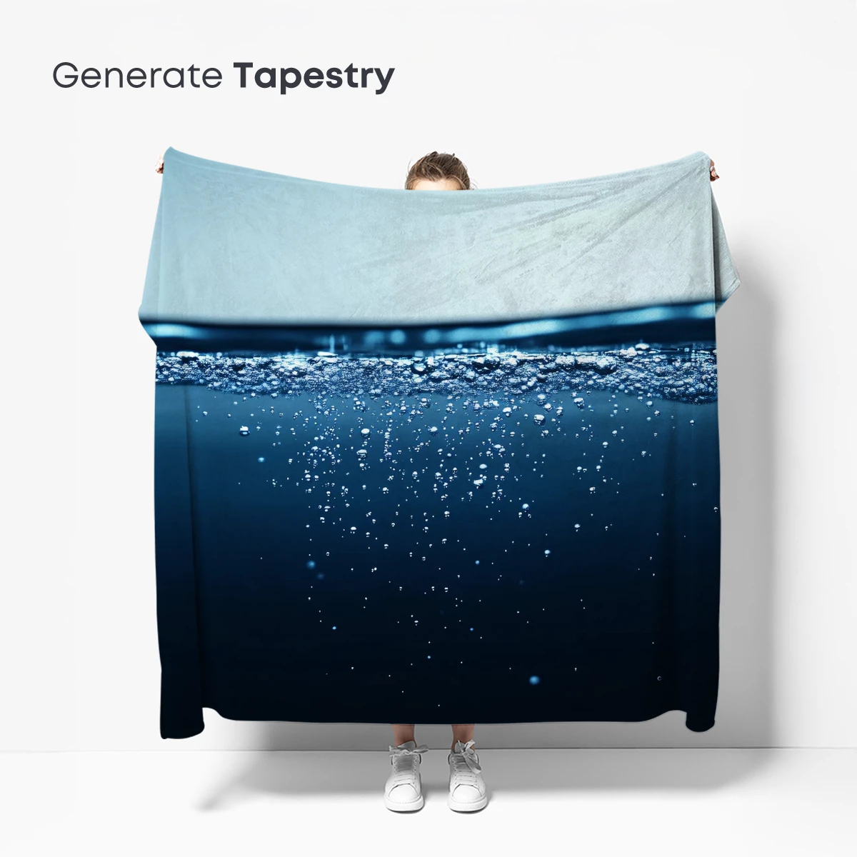 Deep Blue Serenity: Water's Whispering Surface - Image 5