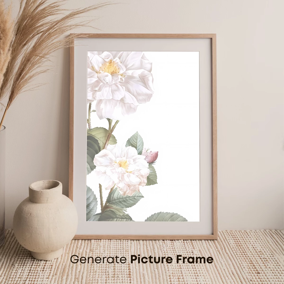 Elegant White Roses: A Botanical Serenade - Image 7