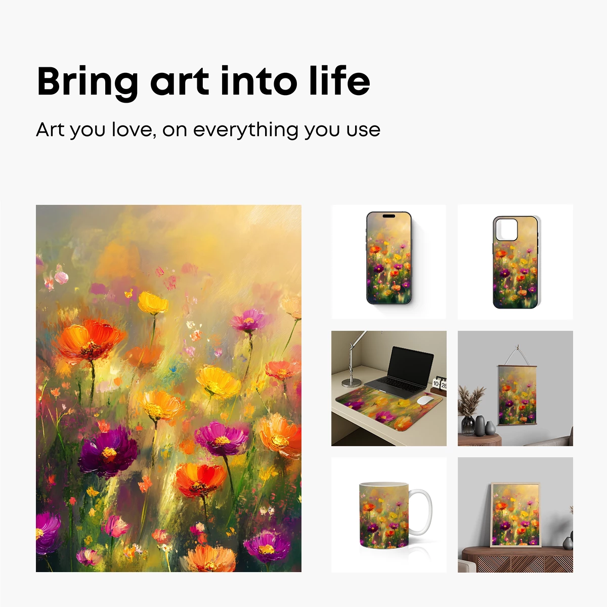 Impressionist Floral Symphony - Image 2