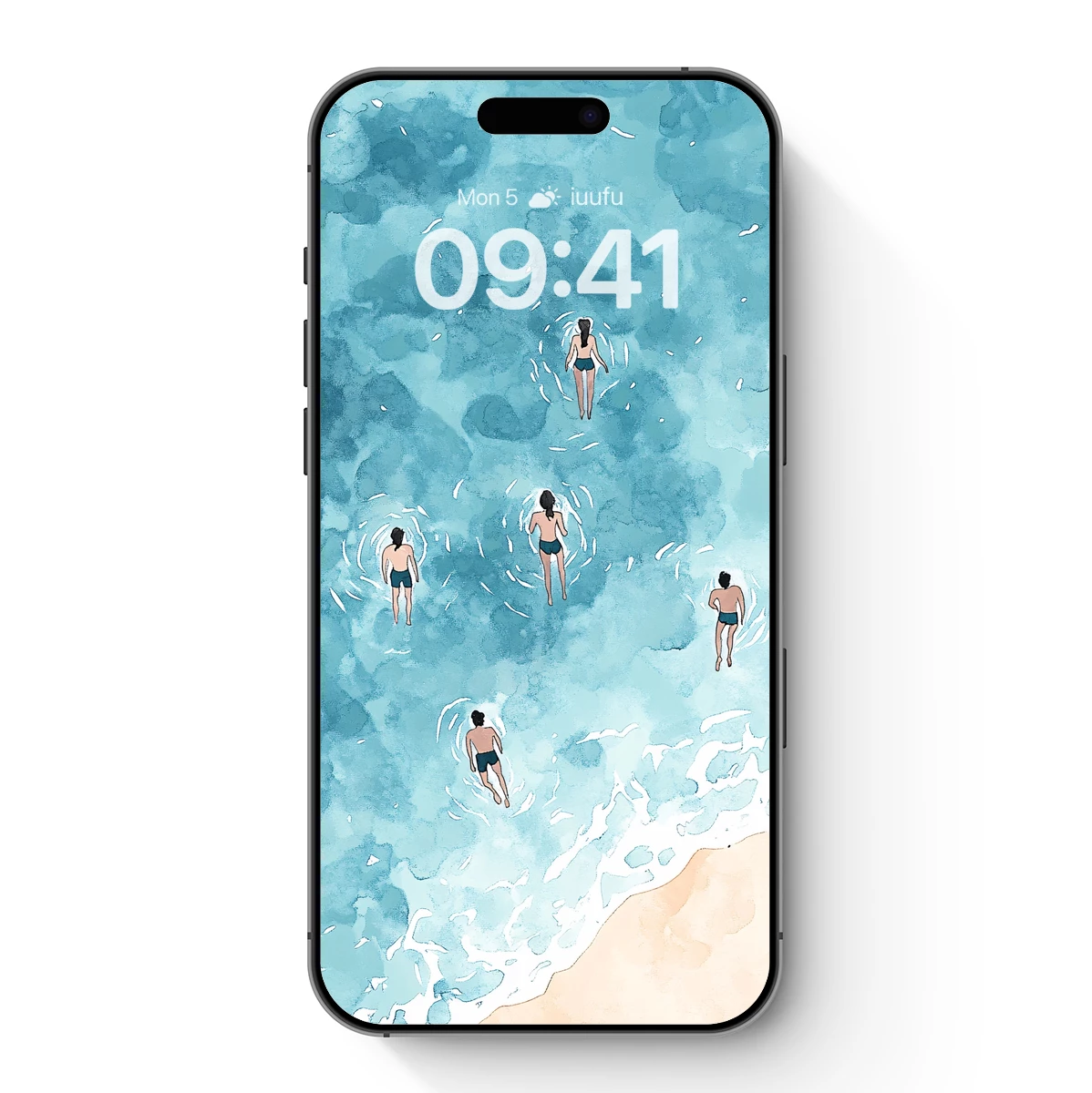 Ocean Serenity: Swimmers in Aqua Harmony Ocean Serenity: Swimmers in Aqua Harmony