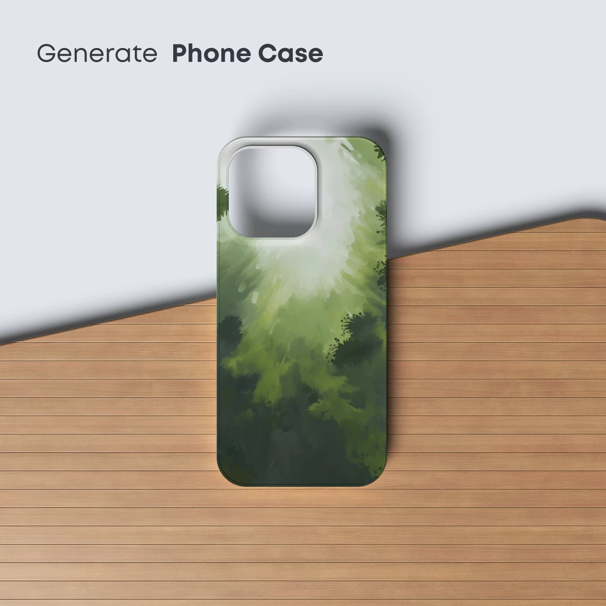 Enchanted Forest Glow: Abstract Nature Art - Image 3