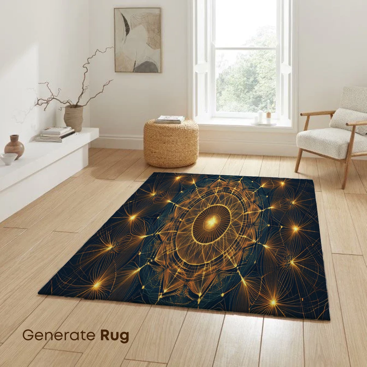 Golden Neural Mandala: Illuminated Symmetry - Image 6