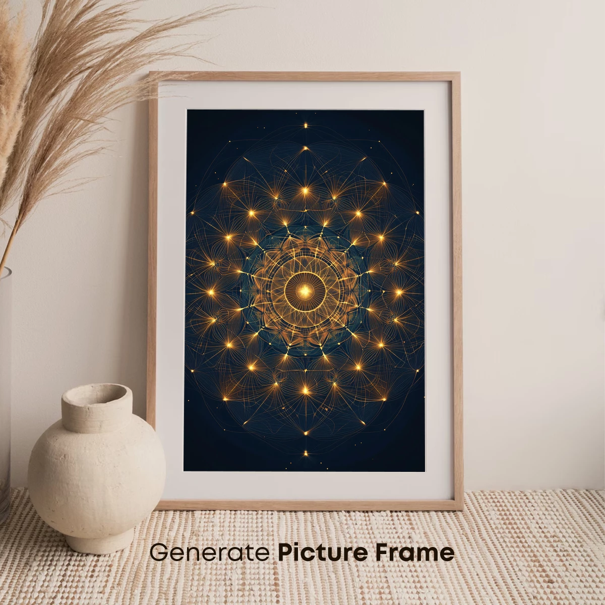 Golden Neural Mandala: Illuminated Symmetry - Image 7
