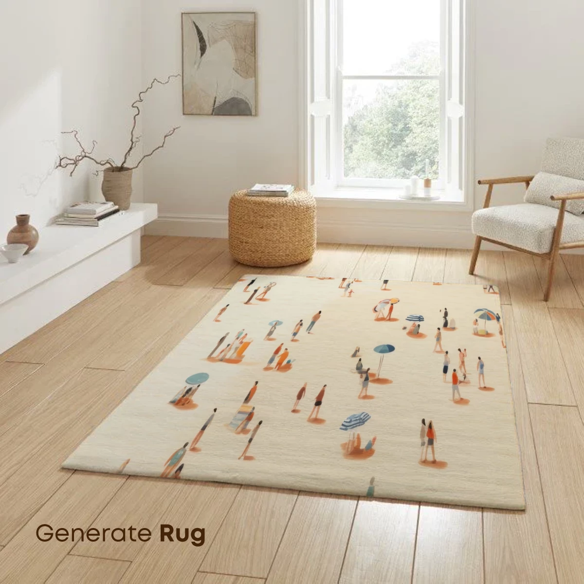 Beach Day Bliss: A Miniature Crowd Symphony - Image 6