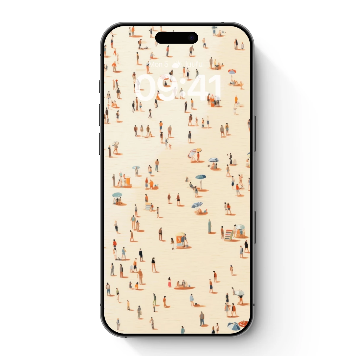 Beach Day Bliss: A Miniature Crowd Symphony