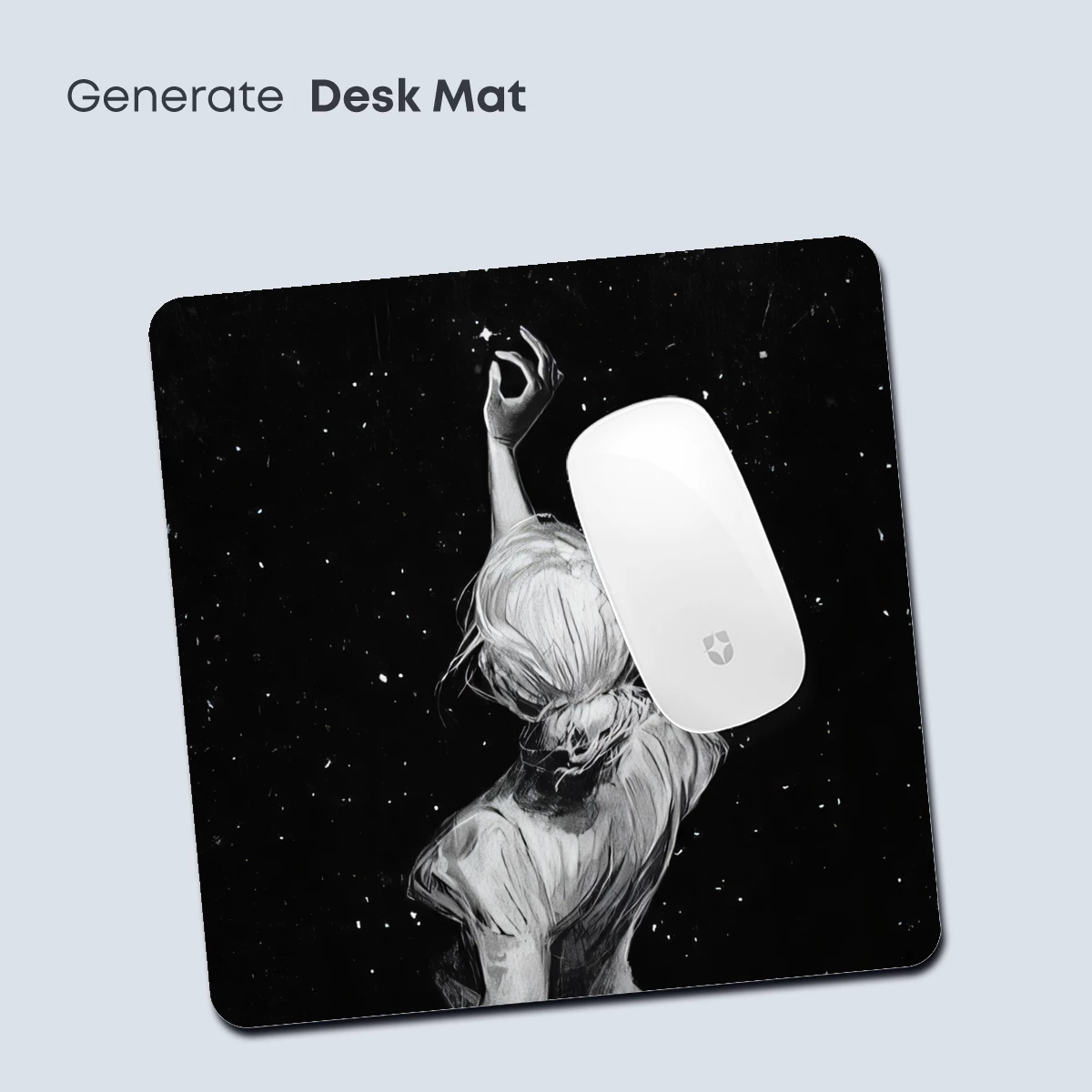 Ethereal Reach: Monochrome Ballet in Stardust - Image 4