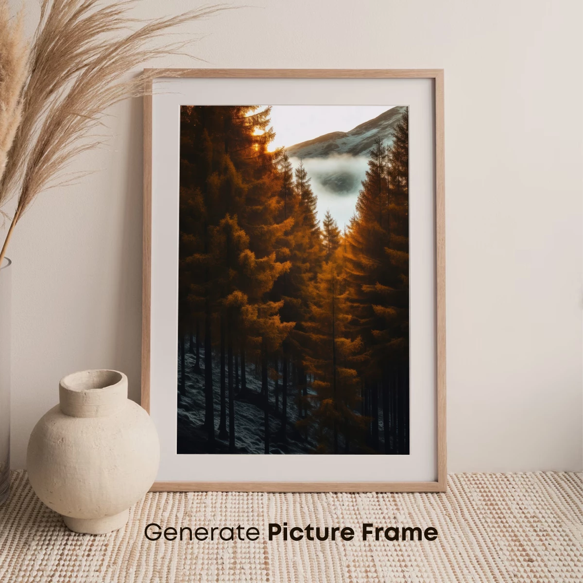 Golden Dawn in the Misty Forest - Image 7
