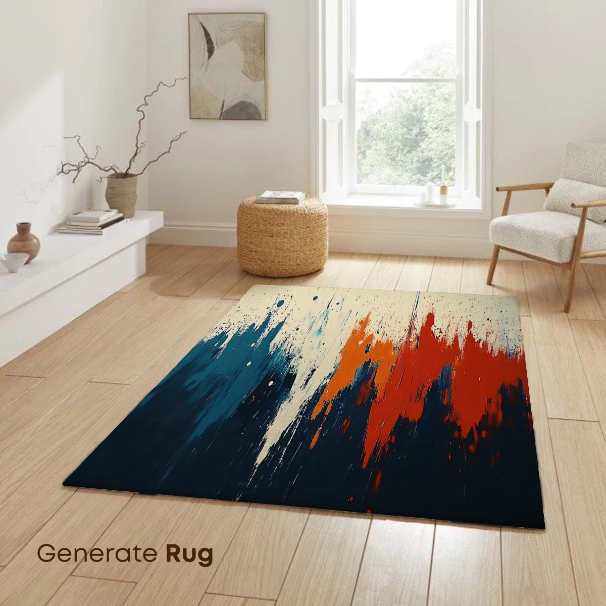 Abstract Drip Art: Fusion of Fire and Ice - Image 6