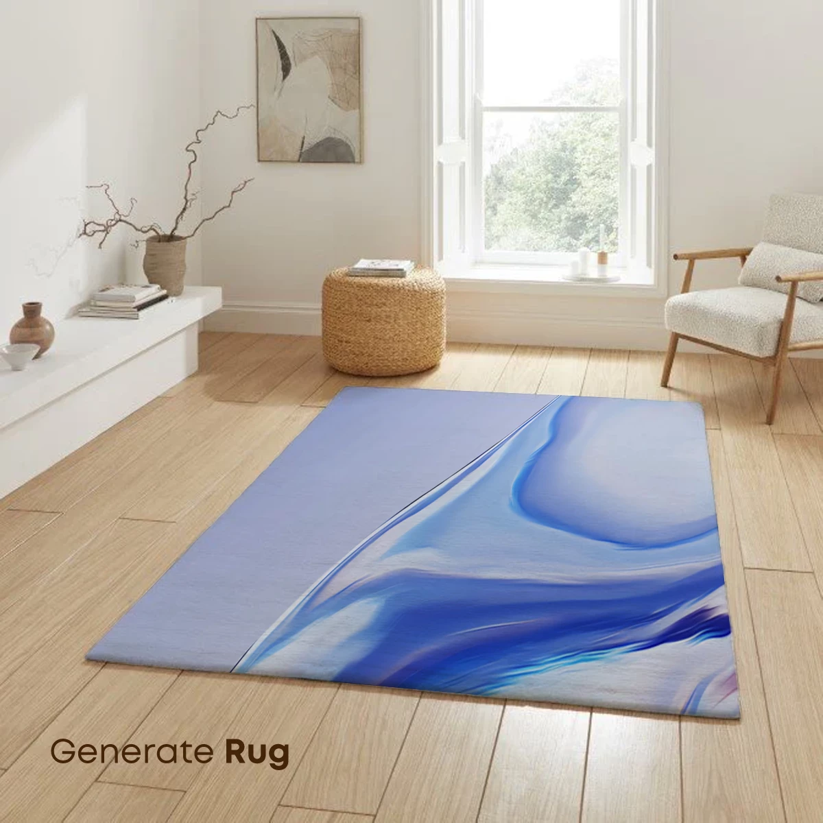 Ethereal Blue Marble Flow - Image 6