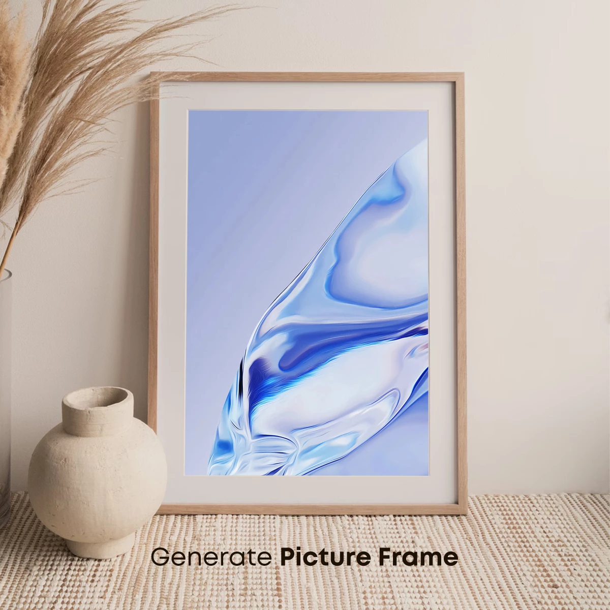 Ethereal Blue Marble Flow - Image 7