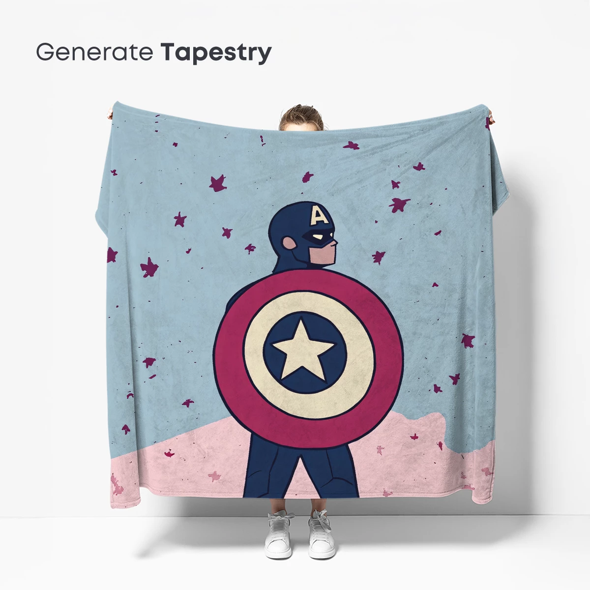 Captain's Dreamy Odyssey: Shield & Butterflies - Image 5