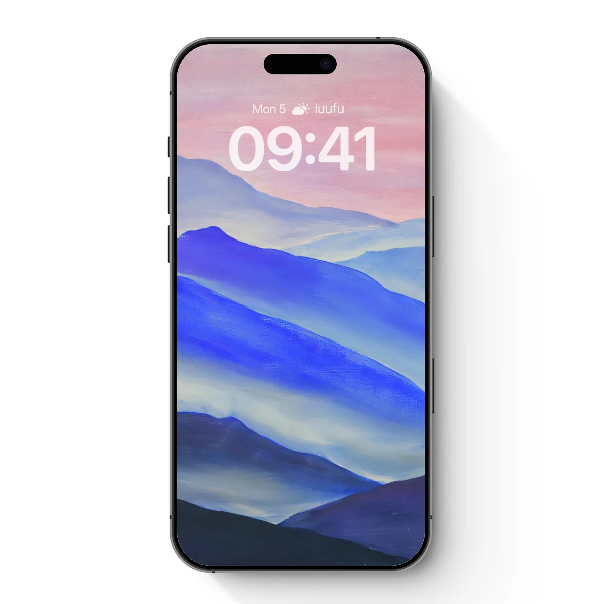 Misty Mountain Serenade: A Symphony in Blue Hues Misty Mountain Serenade: A Symphony in Blue Hues