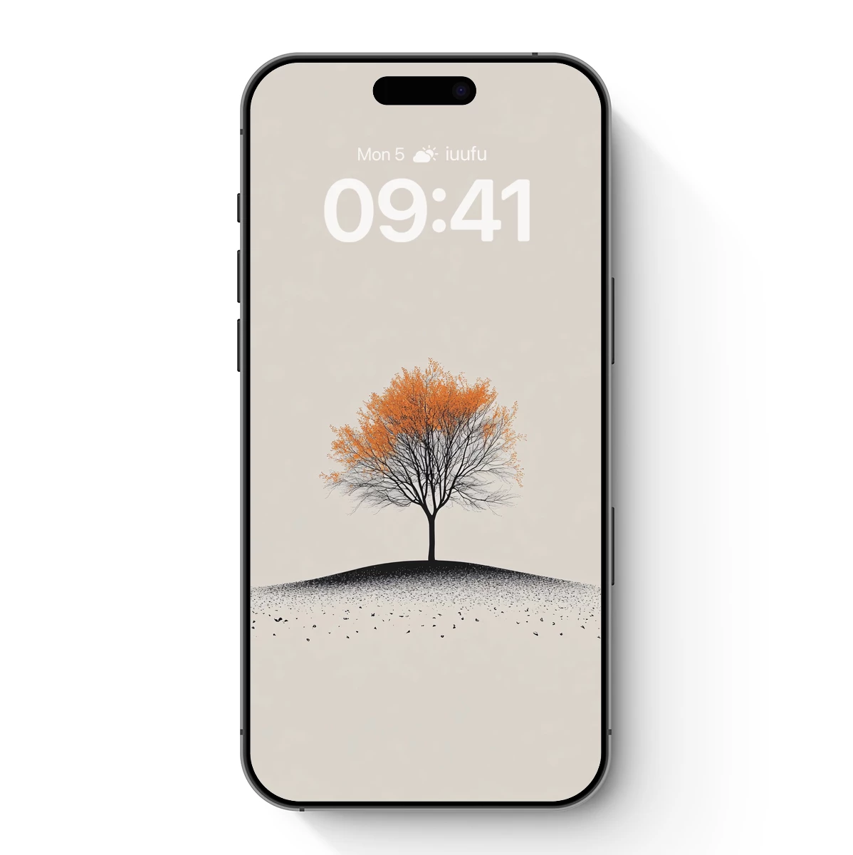 Autumn Solitude: Lone Tree on a Whispering Hill