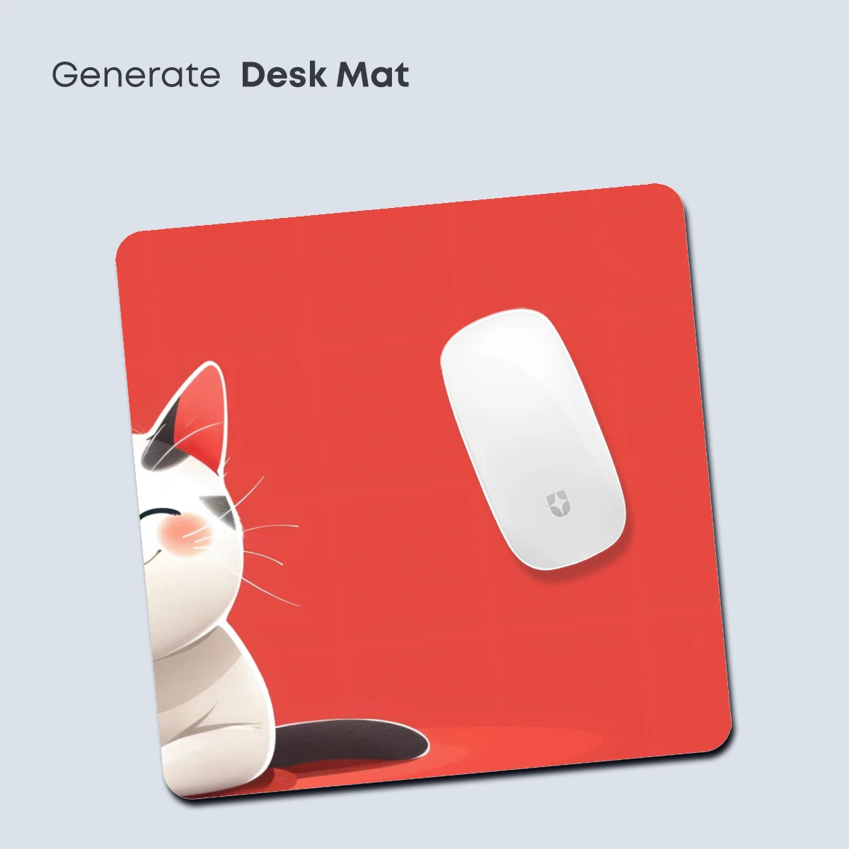 Chubby Cat Bliss: Kawaii Charm on Red - Image 4