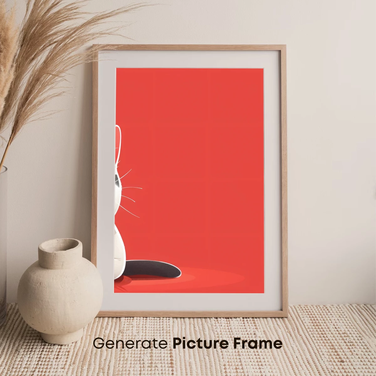 Chubby Cat Bliss: Kawaii Charm on Red - Image 7