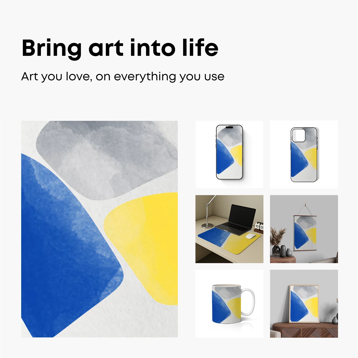 Abstract Color Symphony: Geometric Harmony - Image 2