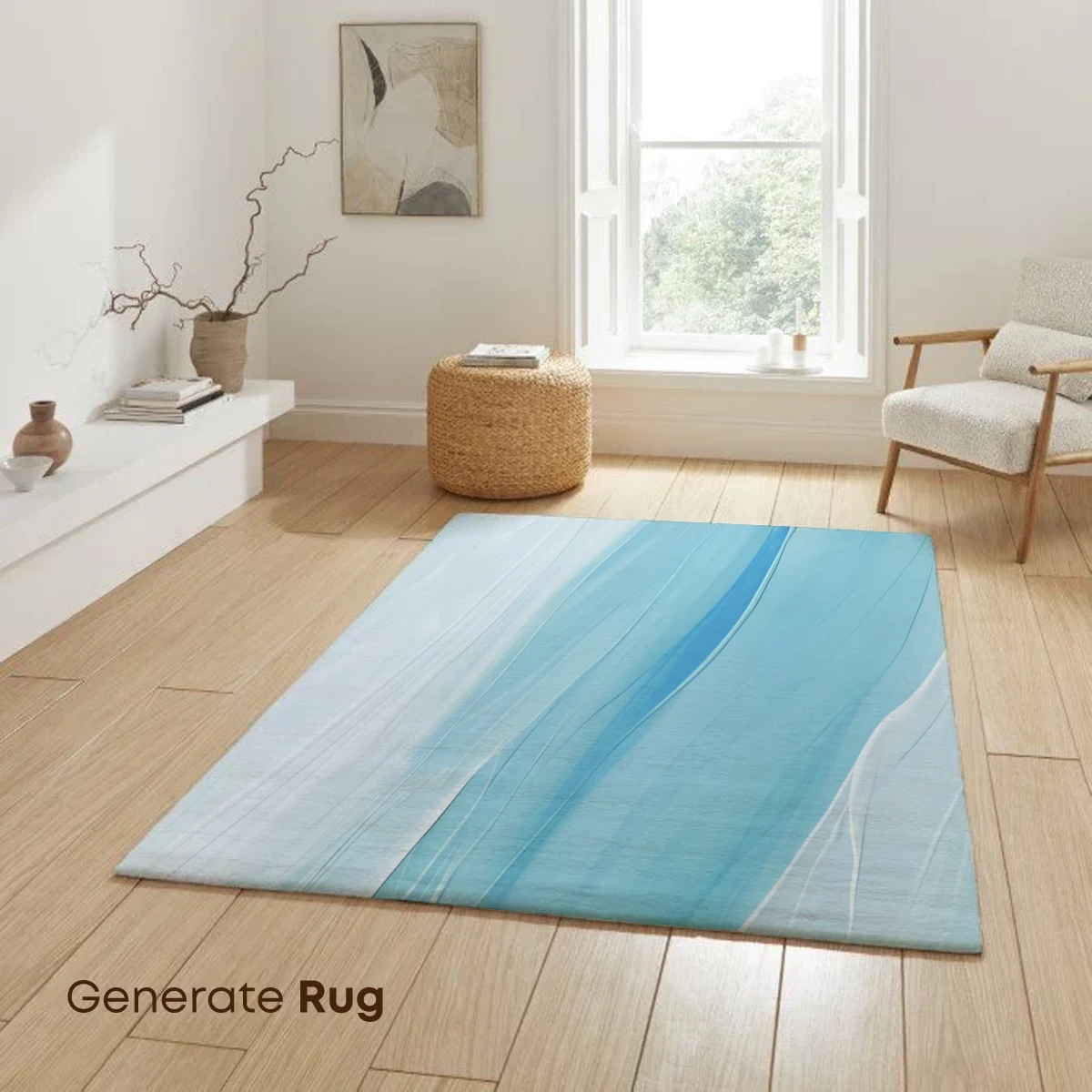 Ethereal Blue Swirls: A Dance of Liquid Light - Image 6