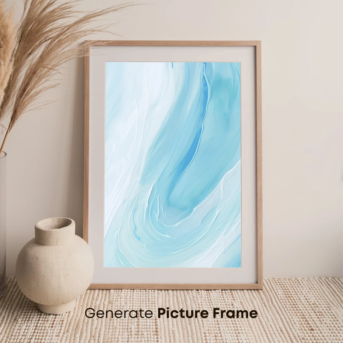 Ethereal Blue Swirls: A Dance of Liquid Light - Image 7