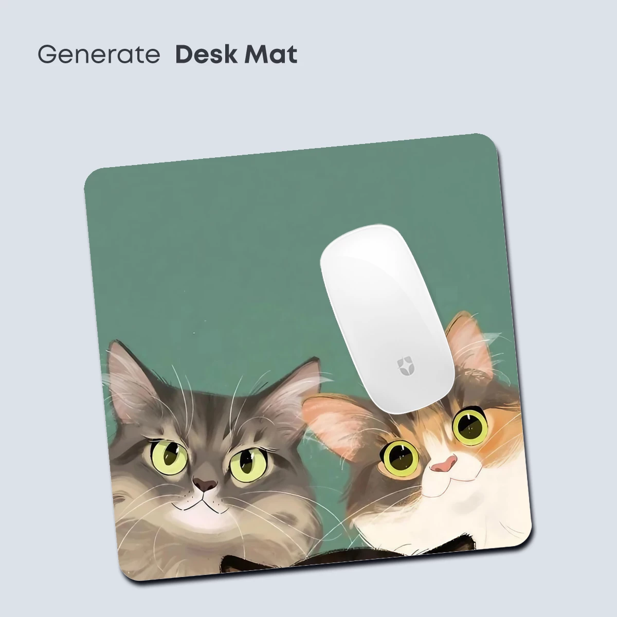 Feline Trio: Whimsical Cats with Glowing Eyes - Image 4