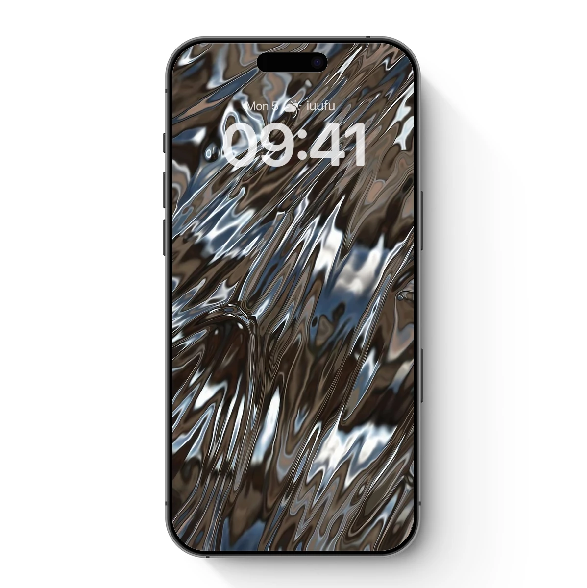 Fluid Metal Symphony: Abstract Waves in Bronze and Silver